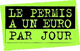 permis a un 1€ tours